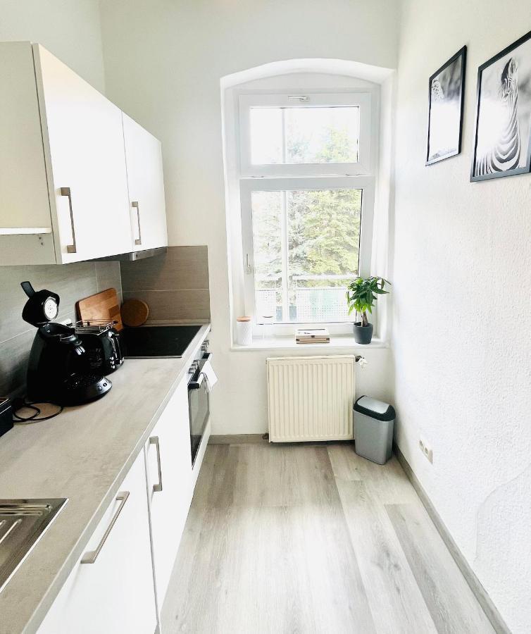Renoviertes Apartment in zentraler Lage - WLAN, Netflix, Küche und Queensize-Bett für 4 Gäste Erfurt Exterior foto